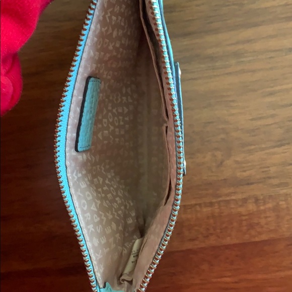 Turquoise Kate Spade wristlet wallet - Picture 6 of 8